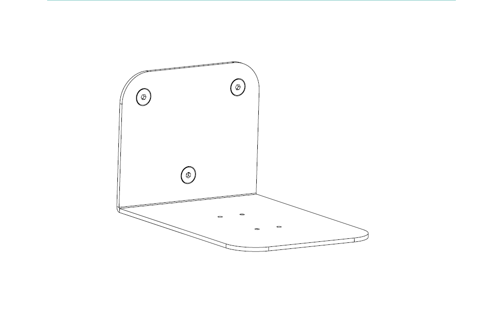 Uchwyt ścienny do lampy UV-C STERILON MONO 72W
