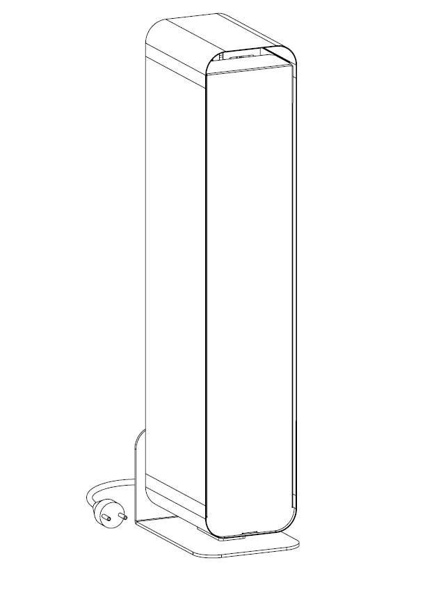 Uchwyt ścienny do lampy UV-C STERILON MONO 72W - obrazek 2