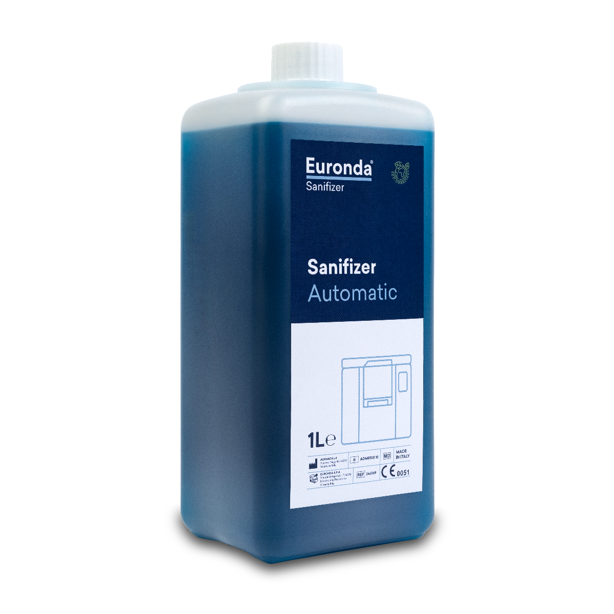 Euronda Sanifizer Automatic – płyn dezynfekujący do myjni 1 litr - obrazek 2