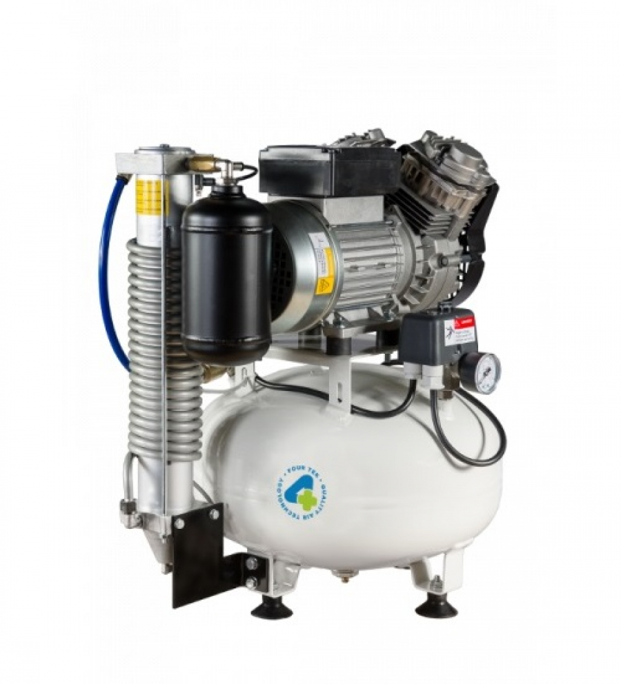 FourTek Mirage 100 Silver E - sprężarka stomatologiczna z osuszaczem